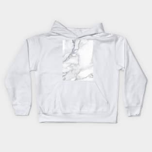 White marble Kids Hoodie